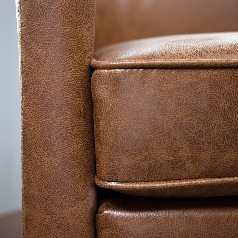 Kiersten Upholstered Swivel Barrel Chair - Image 2