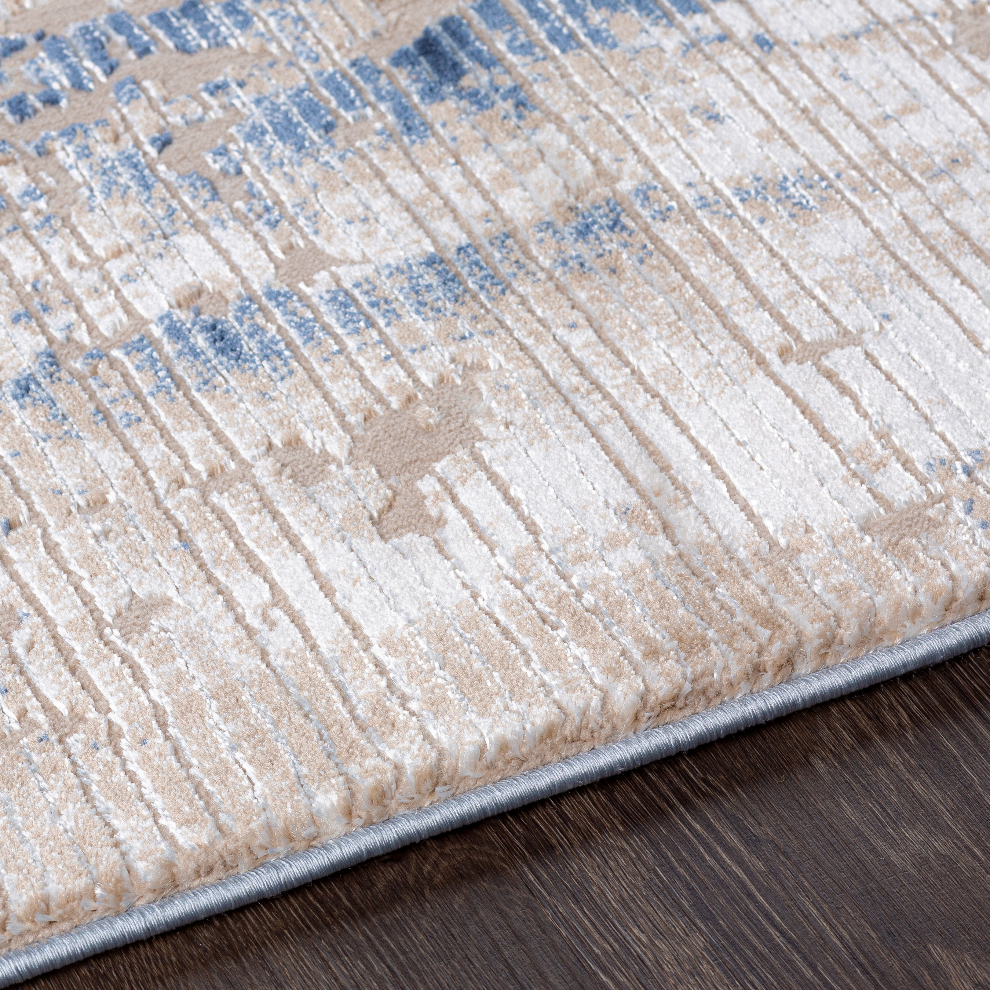 Tibetan Beige Indoor 2' x 2'11" Machine Woven Rug - Image 3