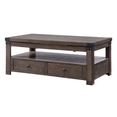 Lift Top Coffee Table In Ash Gray - Image 0