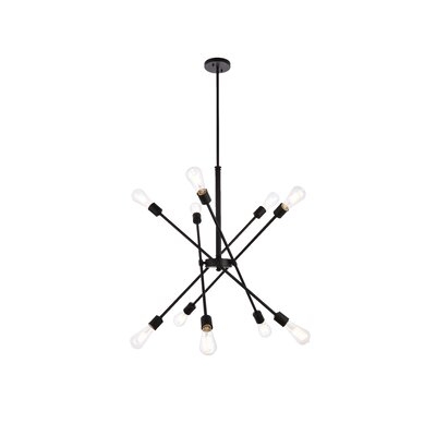 Waycross  10 - Light Unique Modern Linear Chandelier - Image 0