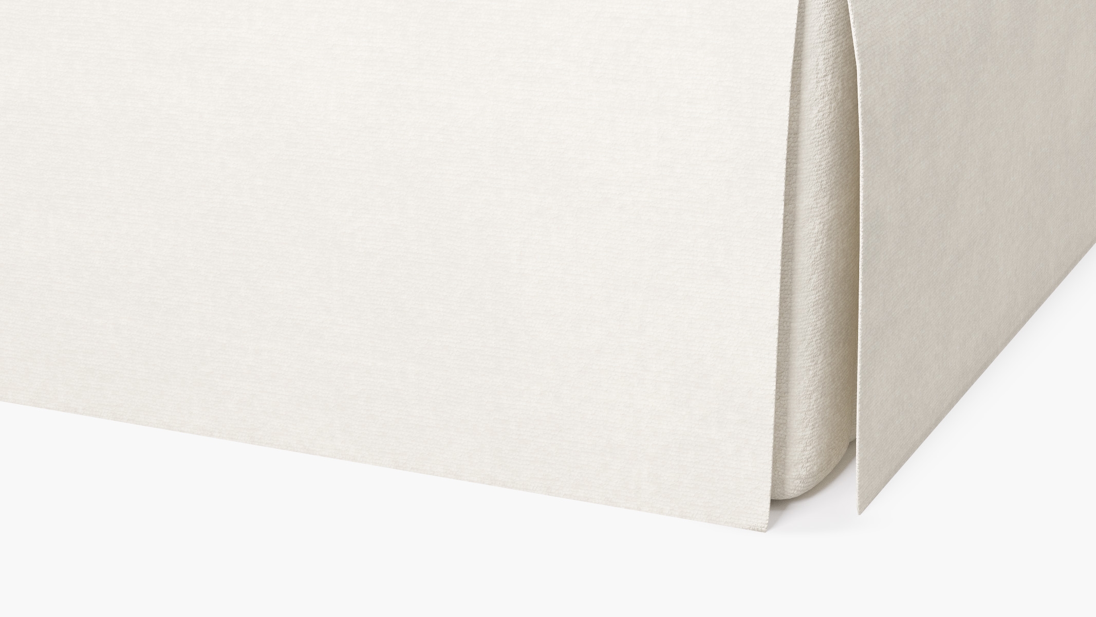 Skirted Track Arm Sofa, Fleece Luxe Velvet, Extra Deep (43") - Image 6