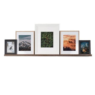 Brucknell Solid Wood Picture Ledge Wall Shelf - Image 0
