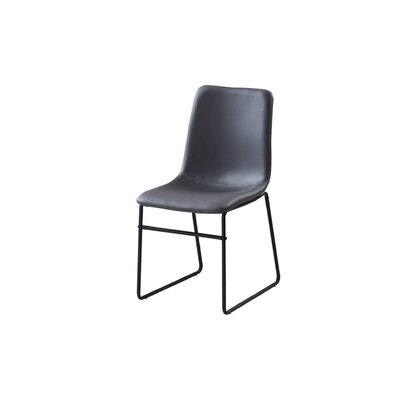 Lebreton Leather Upholstered Side Chair - Image 0