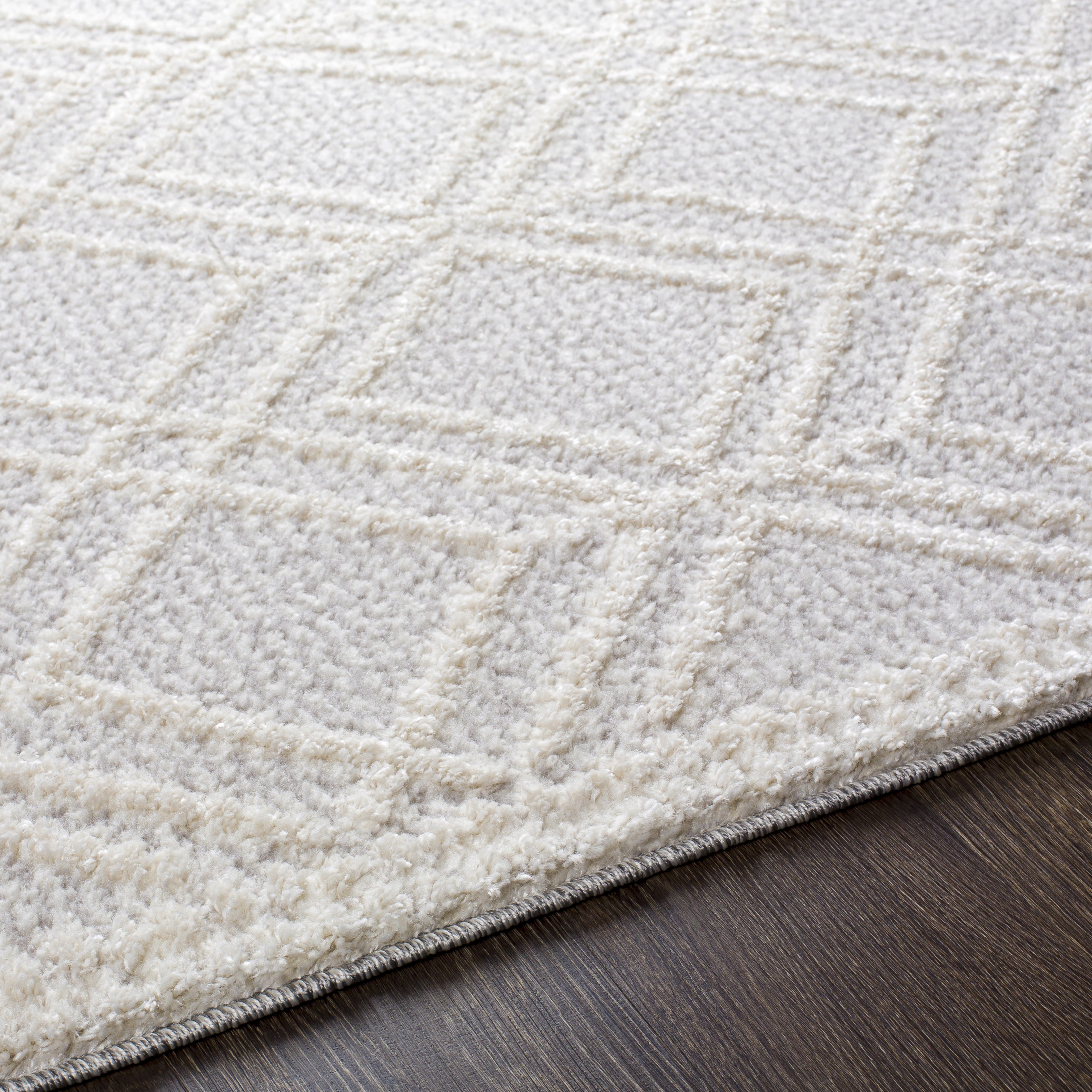Valencia Beige Indoor 2' x 2'11" Machine Woven Rug - Image 2