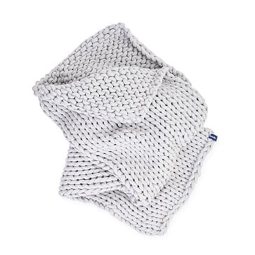 Bearaby Cotton Napper Weighted Blanket, 8LB, Moonstone Gray - Image 2