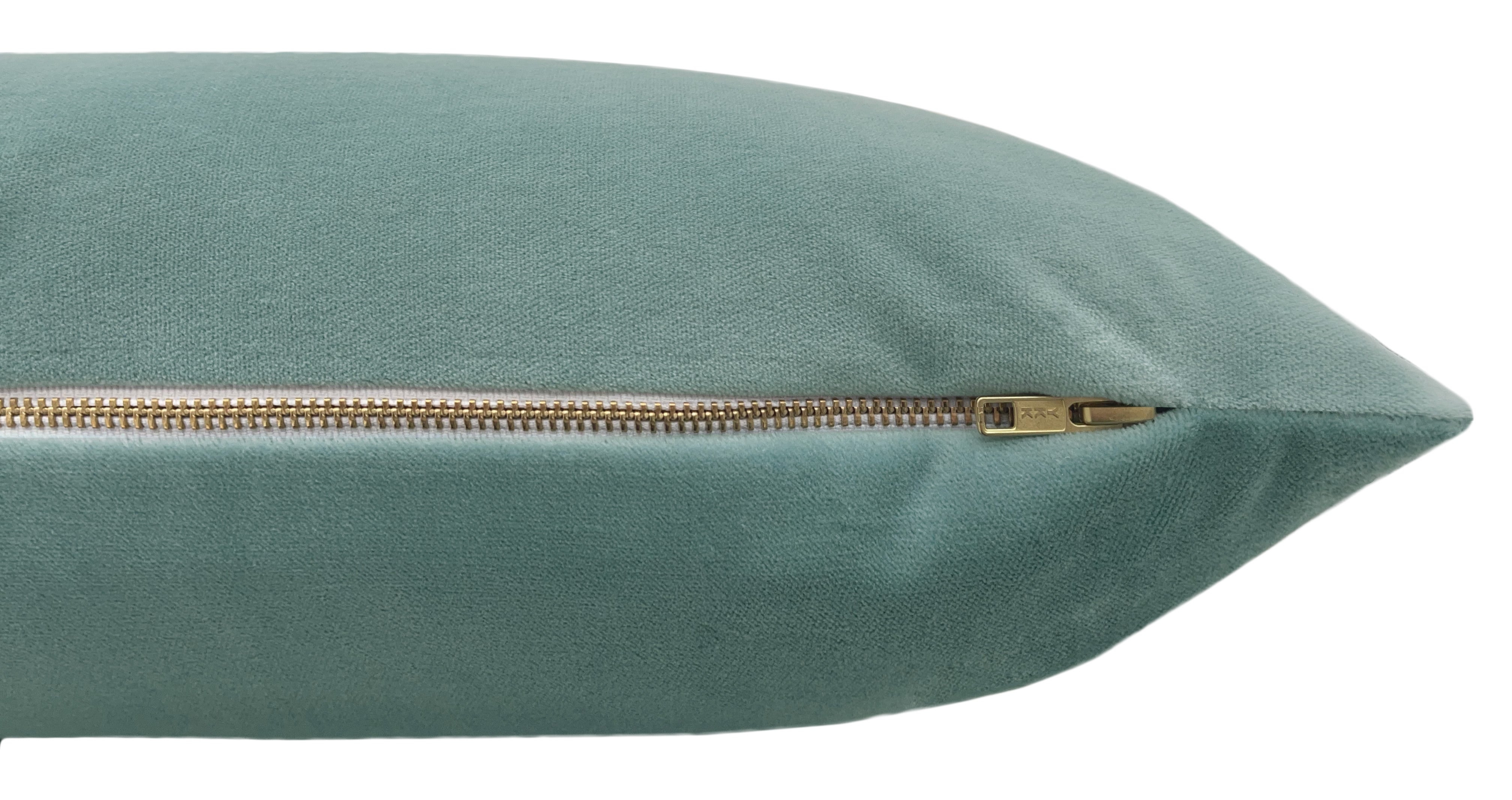 THE XL LUMBAR :: SOCIETY VELVET // CERULEAN BLUE - BY THE YARD - Image 1