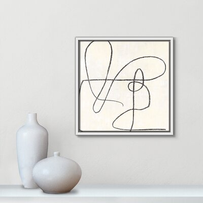 Samantha Floater Frame Drawing Print on Canvas - Image 0