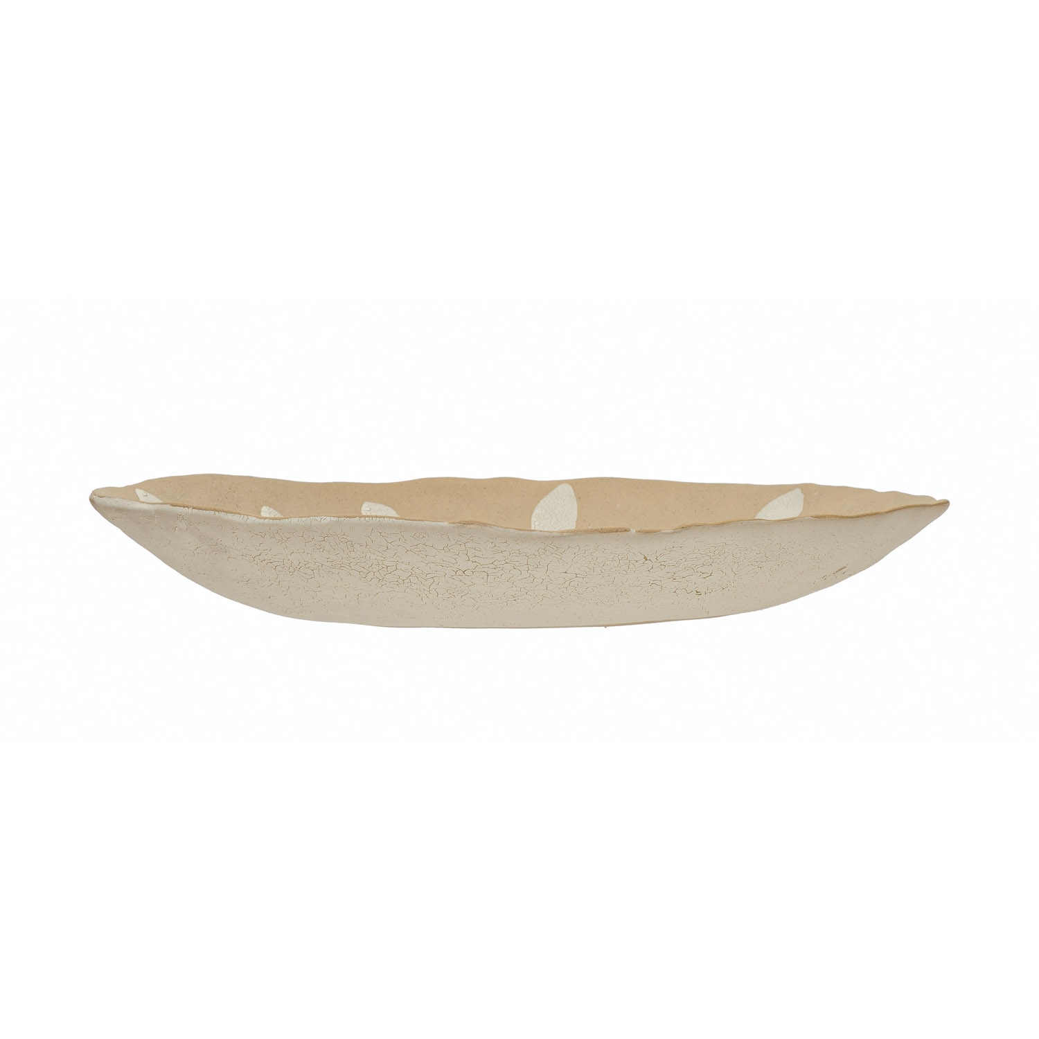 Decorative Stoneware Platter with Organic Design - Image 0
