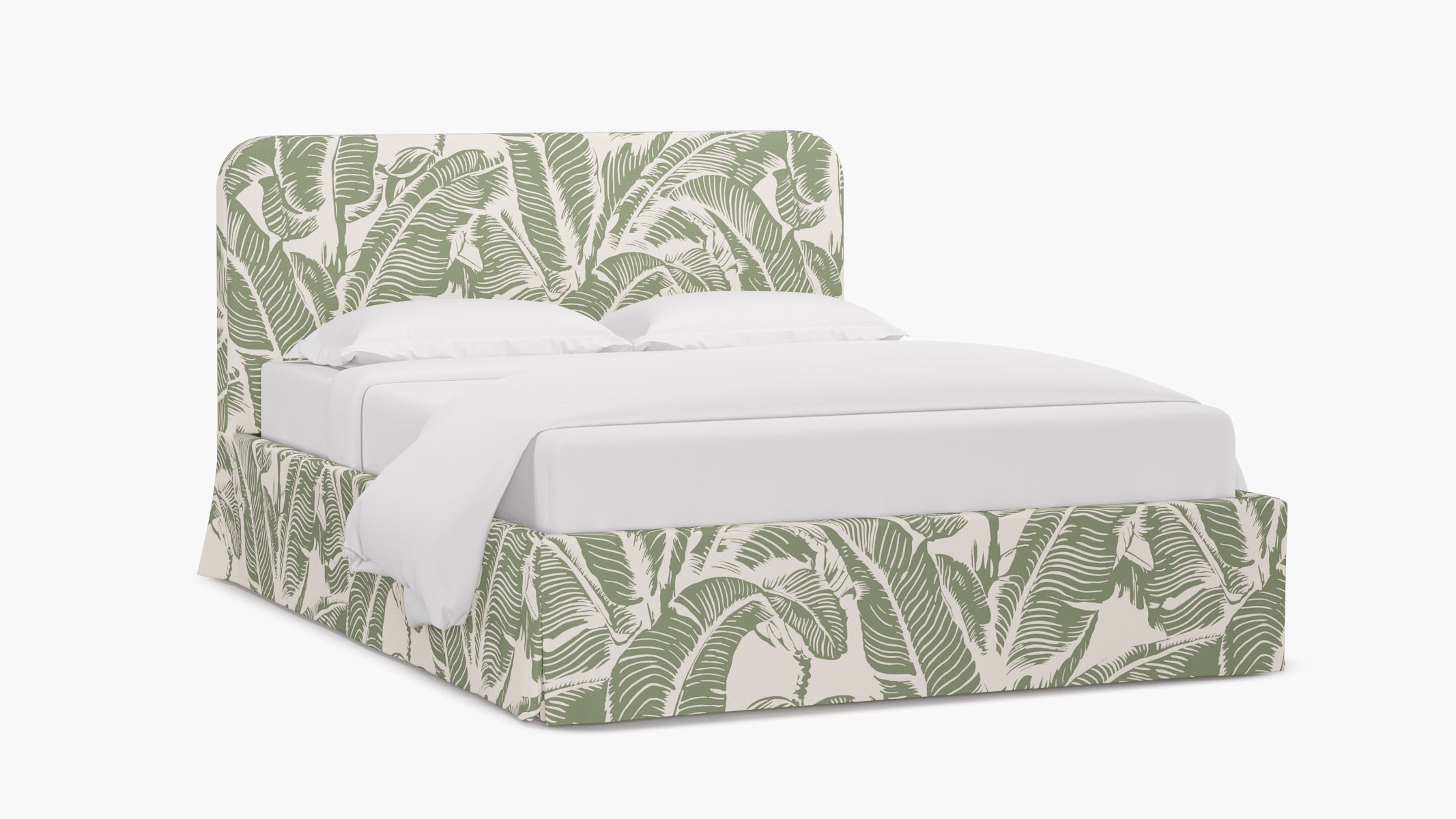 Skirted Platform Bed, Sage Martinique® Encore, Twin - Image 1
