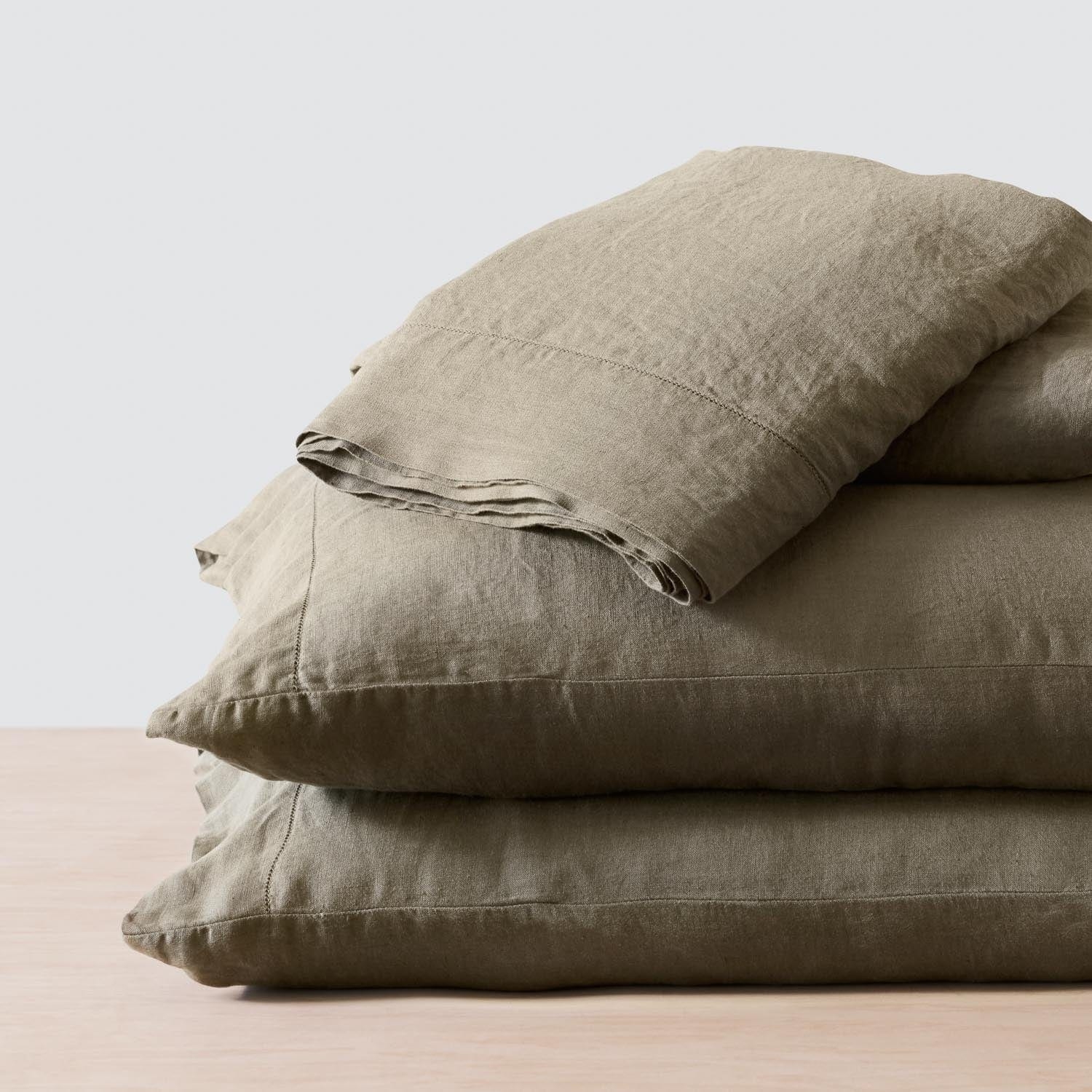 The Citizenry Stonewashed Linen Bed Sheet Set | Full | Black - Image 7