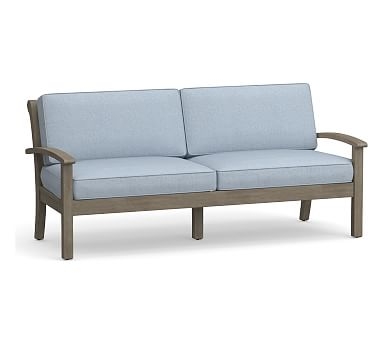 76" Sofa Cushion Set, Sunbrella(R) Chambray - Image 0