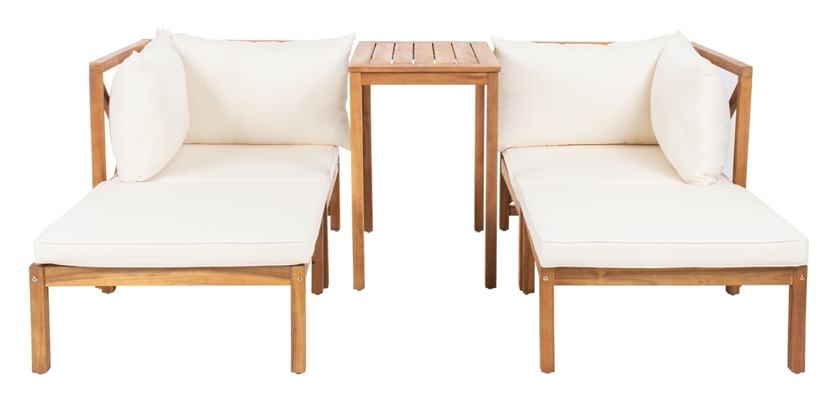 Ronson 5 Pc Sectional Set - Natural/Beige - Safavieh - Image 0