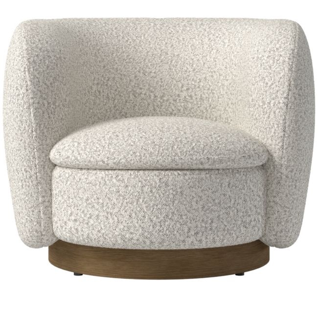 Muir Swivel Chair Bloce Grey by Lawson-Fenning - Image 0