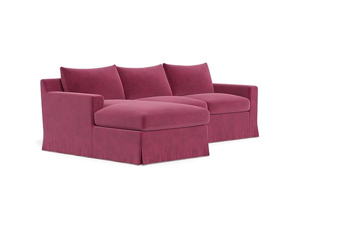 Sloan Slipcovered Left Chaise Sectional - Image 1