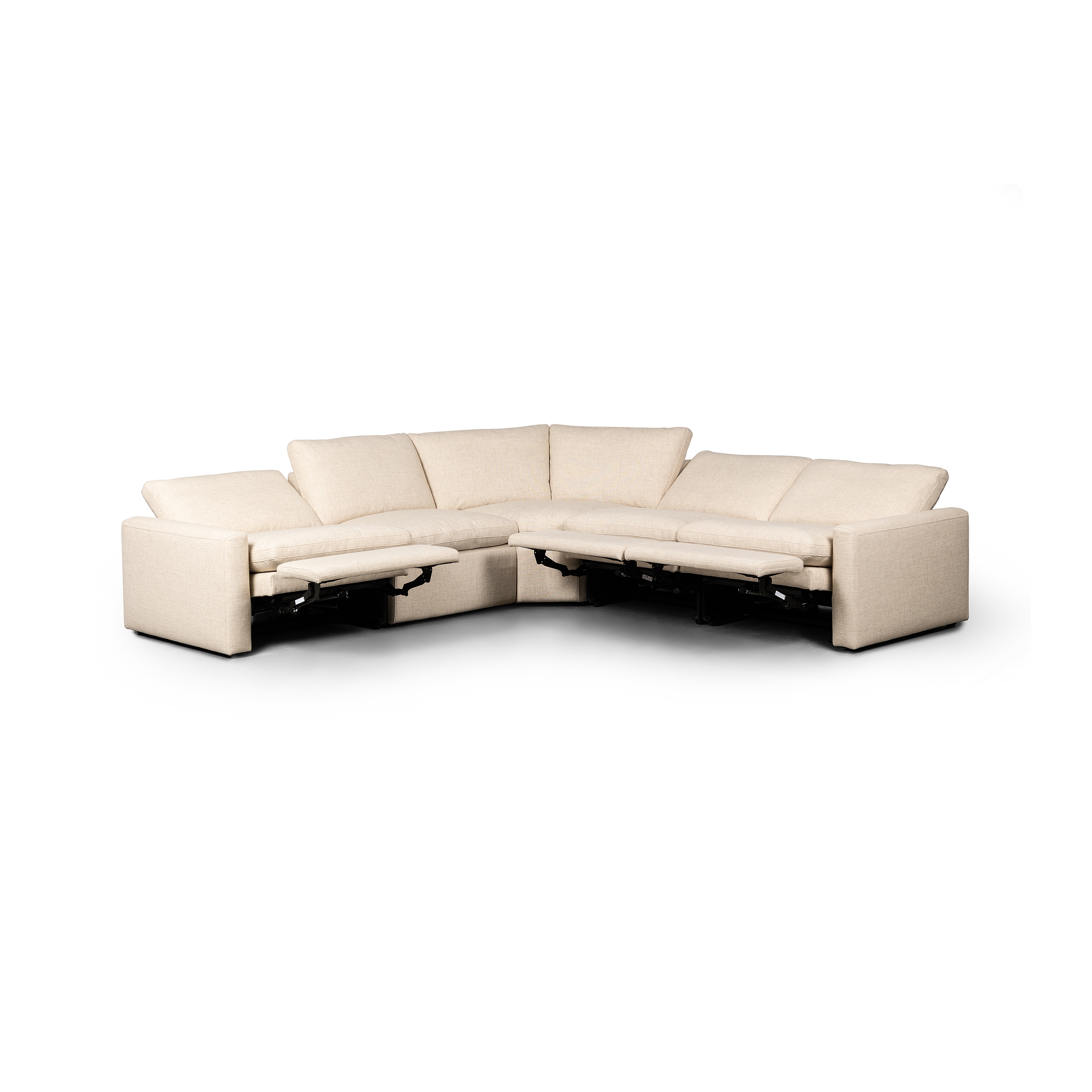 Tillery Power Recliner 5-Piece Sectional - Antigo Natural - Image 1