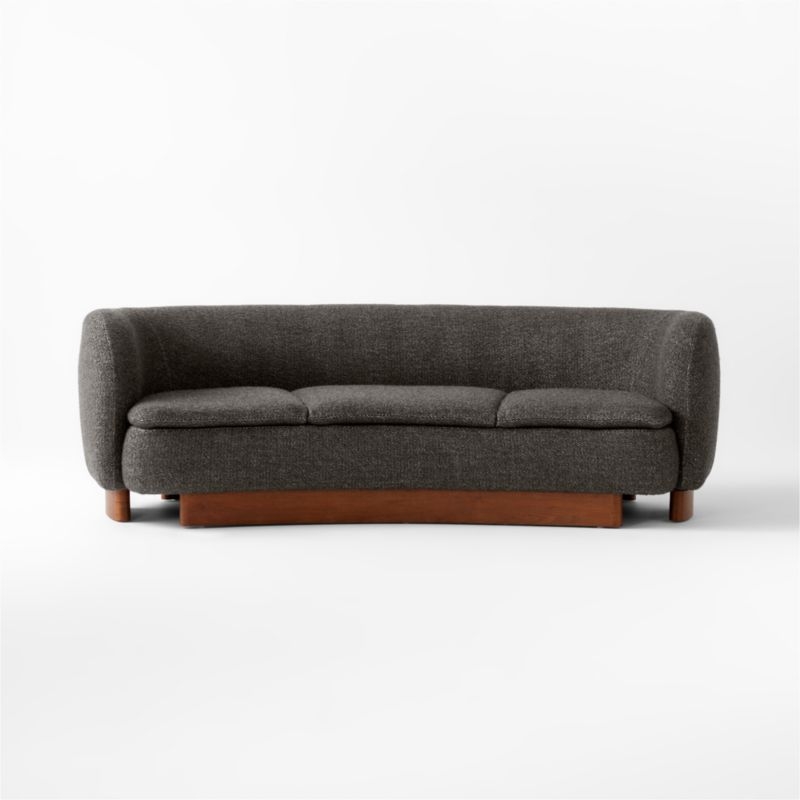 Muir Curved Sofa Curious Linen by Lawson-Fenning - Image 4