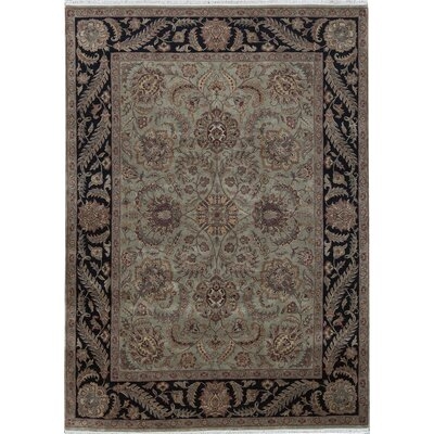 One-of-a-Kind Trinity Hand-Knotted Brown 8'10" x 12'1" Wool Area Rug - Image 0