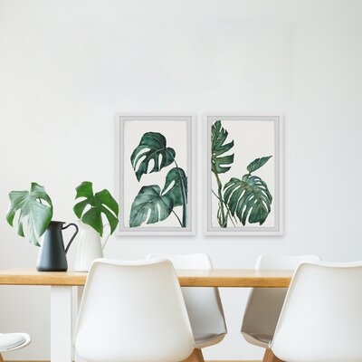 Split Leaves Diptych - Image 0