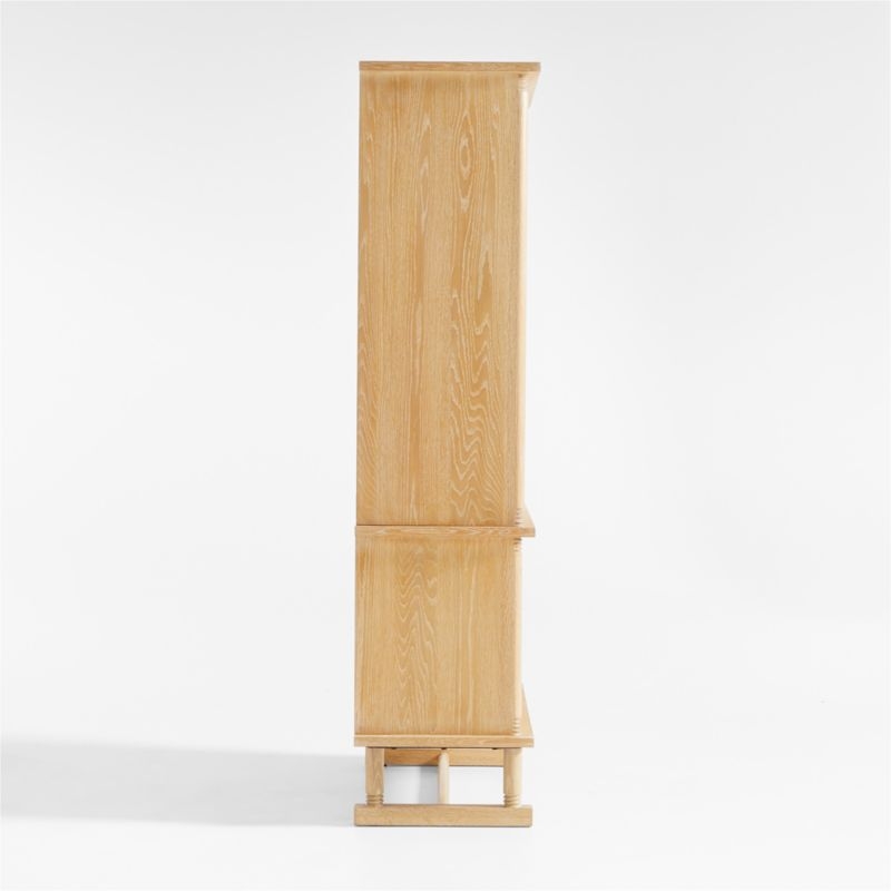 Honore Natural Oak Wood Tall Storage Cabinet by Athena Calderone - Image 5