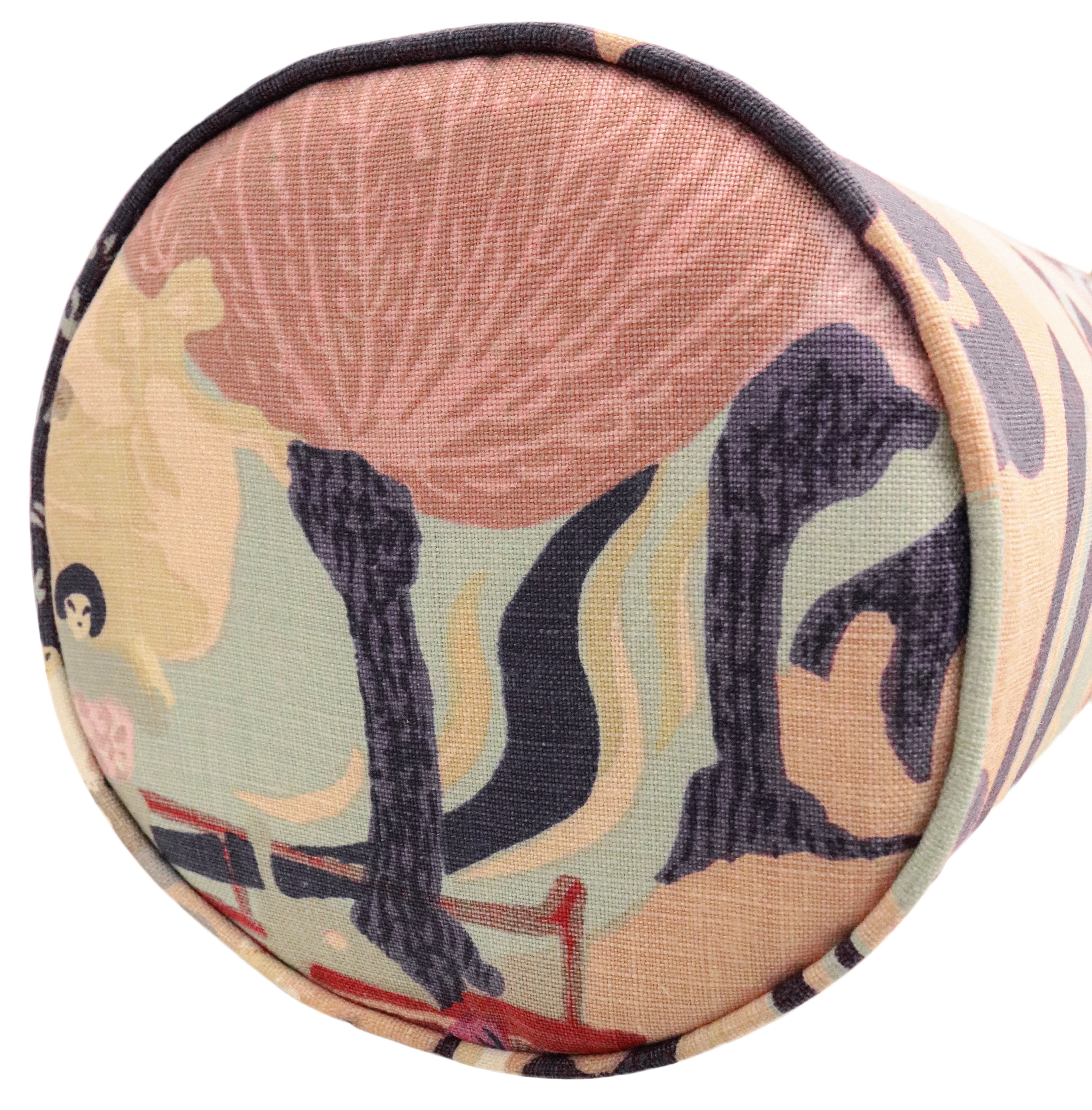 THE BOLSTER :: PEARL RIVER // BLUSH | SCHUMACHER - BY THE YARD - Image 1