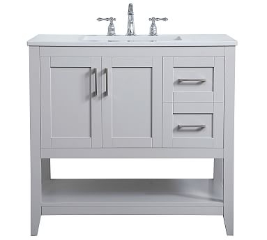 Gray Belleair Single Sink Vanity, 36" - Image 0