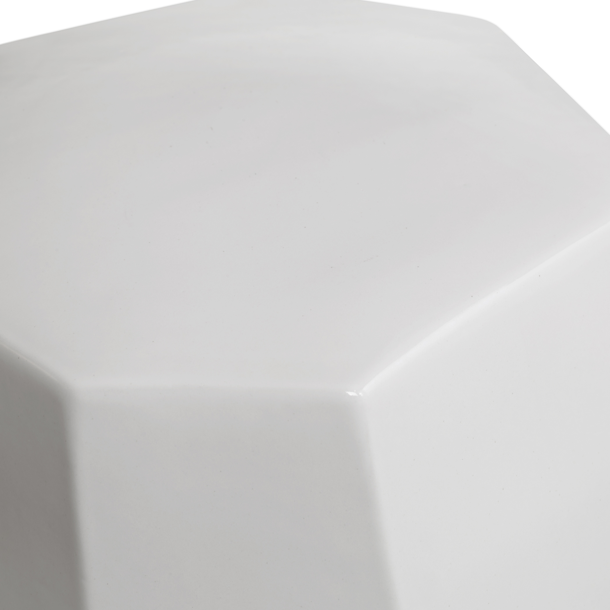Maquette White Garden Stool - Image 2