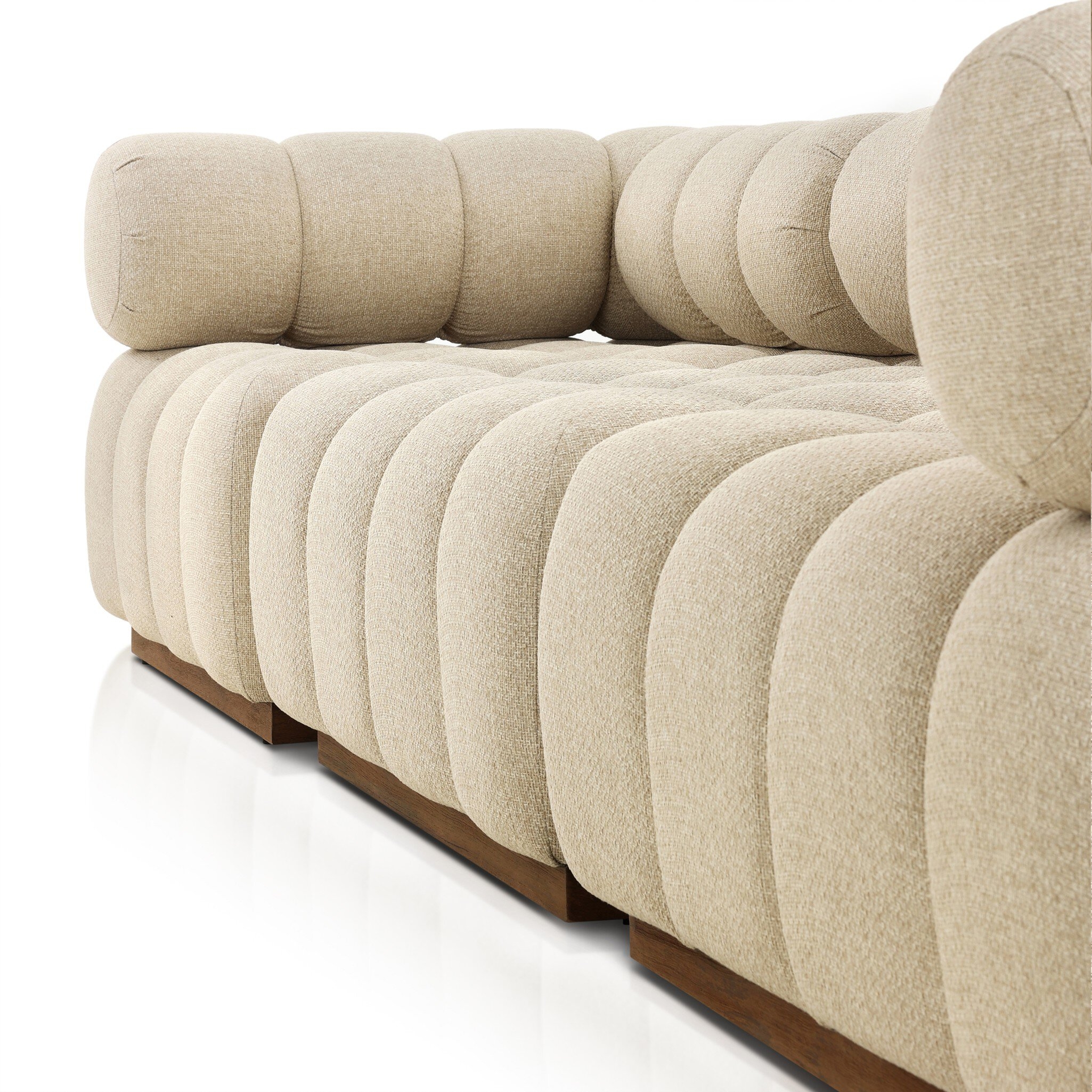 Roma Outdoor 3-Piece Sectional - Hayes Cream - Image 10