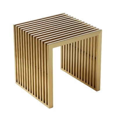 Jules Metal Accent Stool - Image 0
