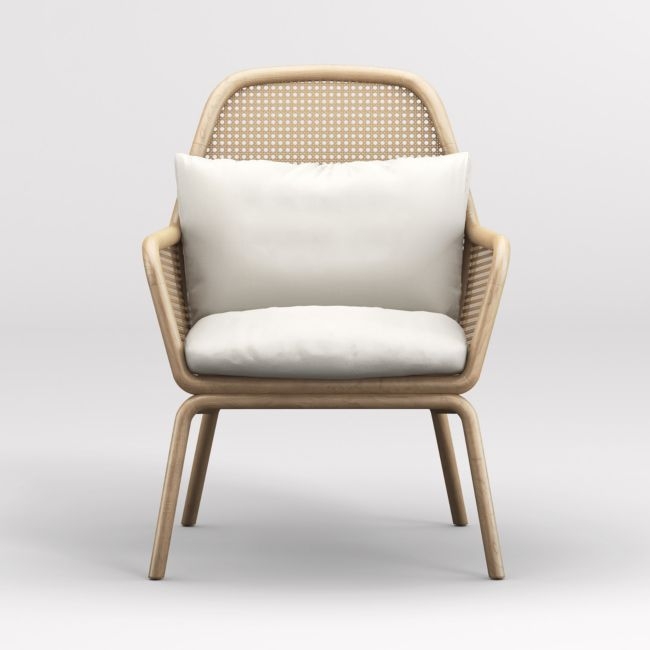 Verne Chair with Cushions, White - Image 0