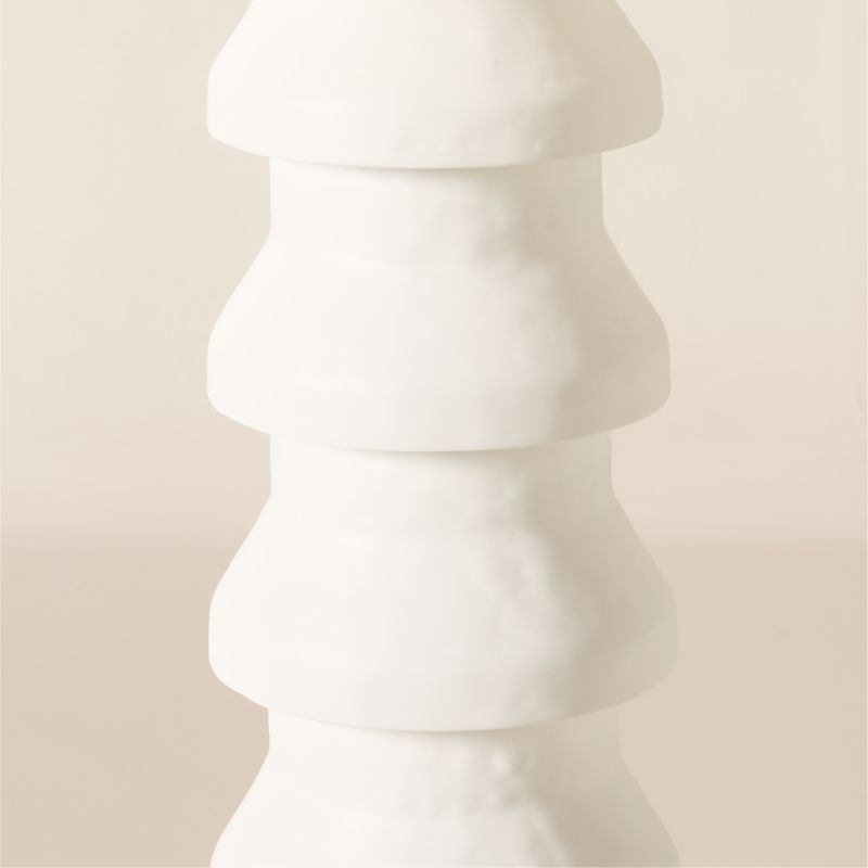 Sequence White Plaster Floor Lamp - Image 2