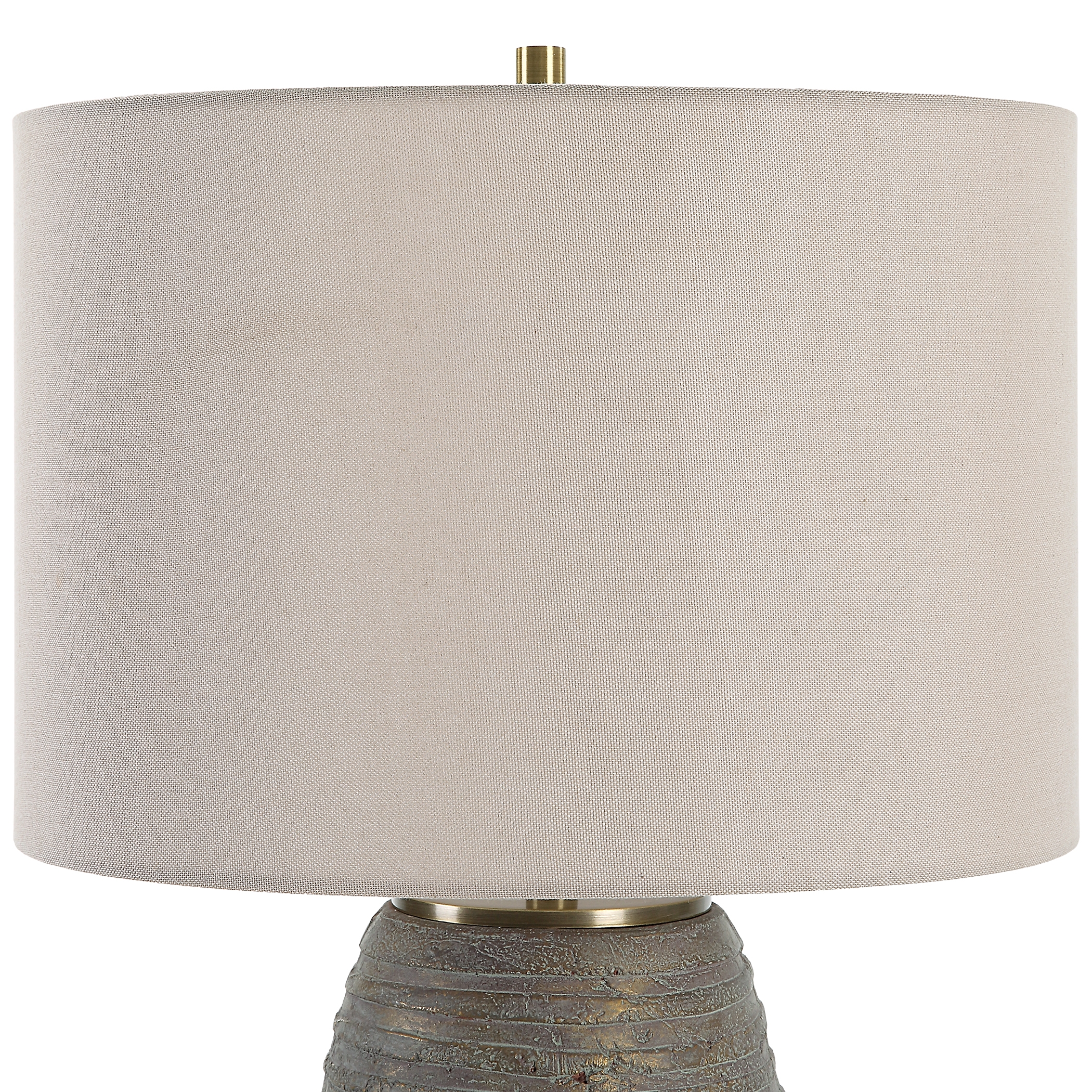 Gorda Bronze Ceramic Table Lamp - Image 4