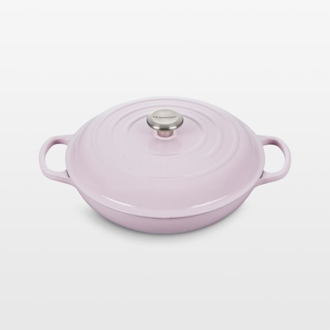 Le Creuset ® Signature 3.5-Qt. Shallot Enameled Cast Iron Braiser - Image 0