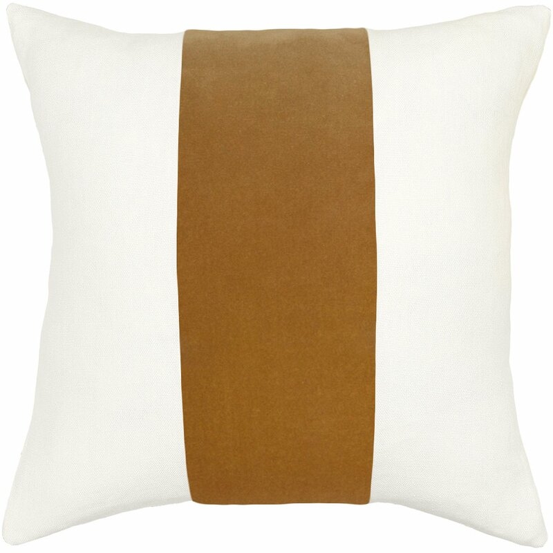 Square Feathers Ming Square Pillow Cover & Insert - Image 0