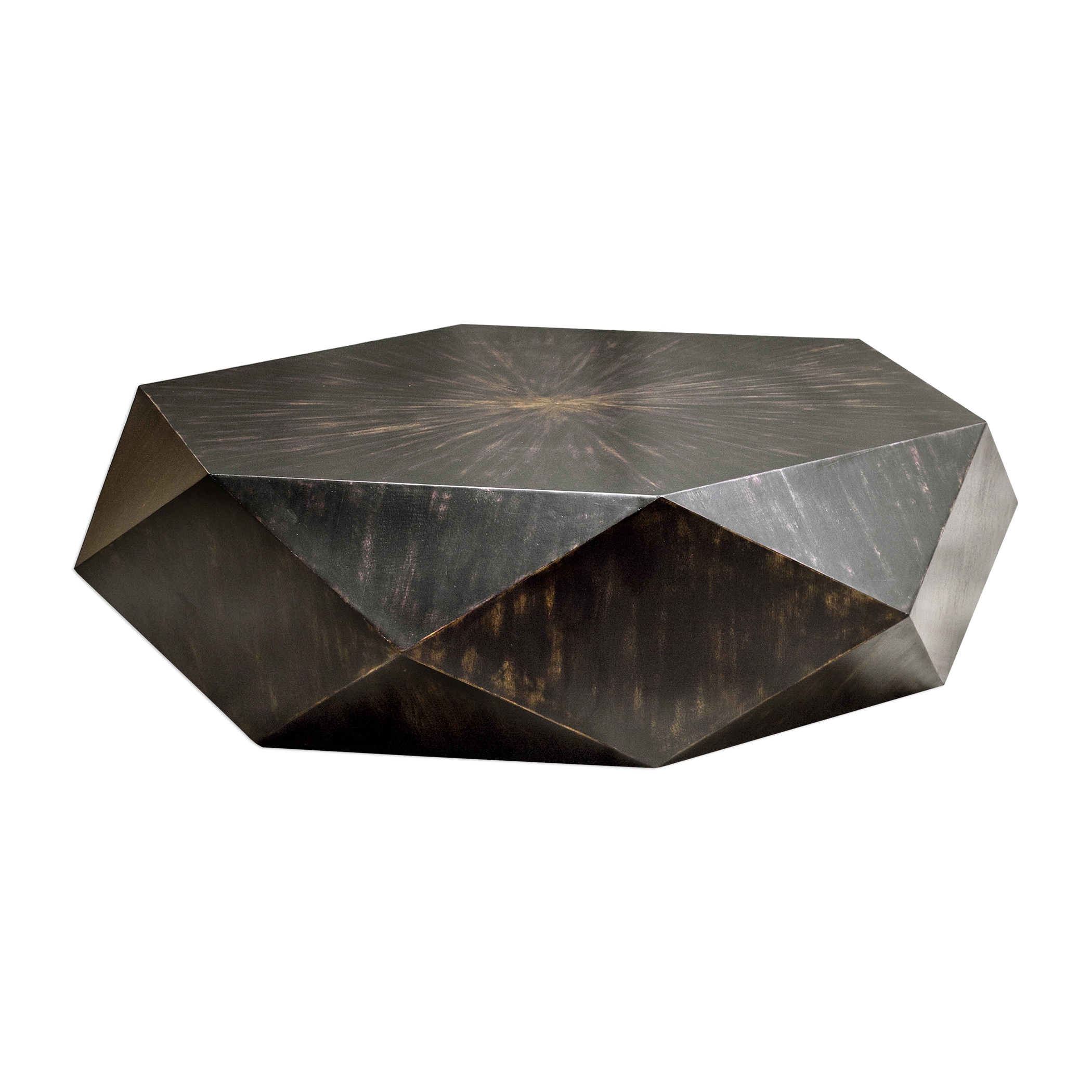 Volker Worn Black Coffee Table - Image 0