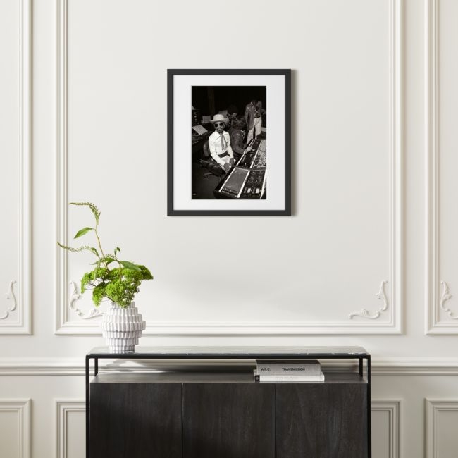 Stevie Wonder As A Cowboy With Black Frame 21.5"x25.5" - Image 0