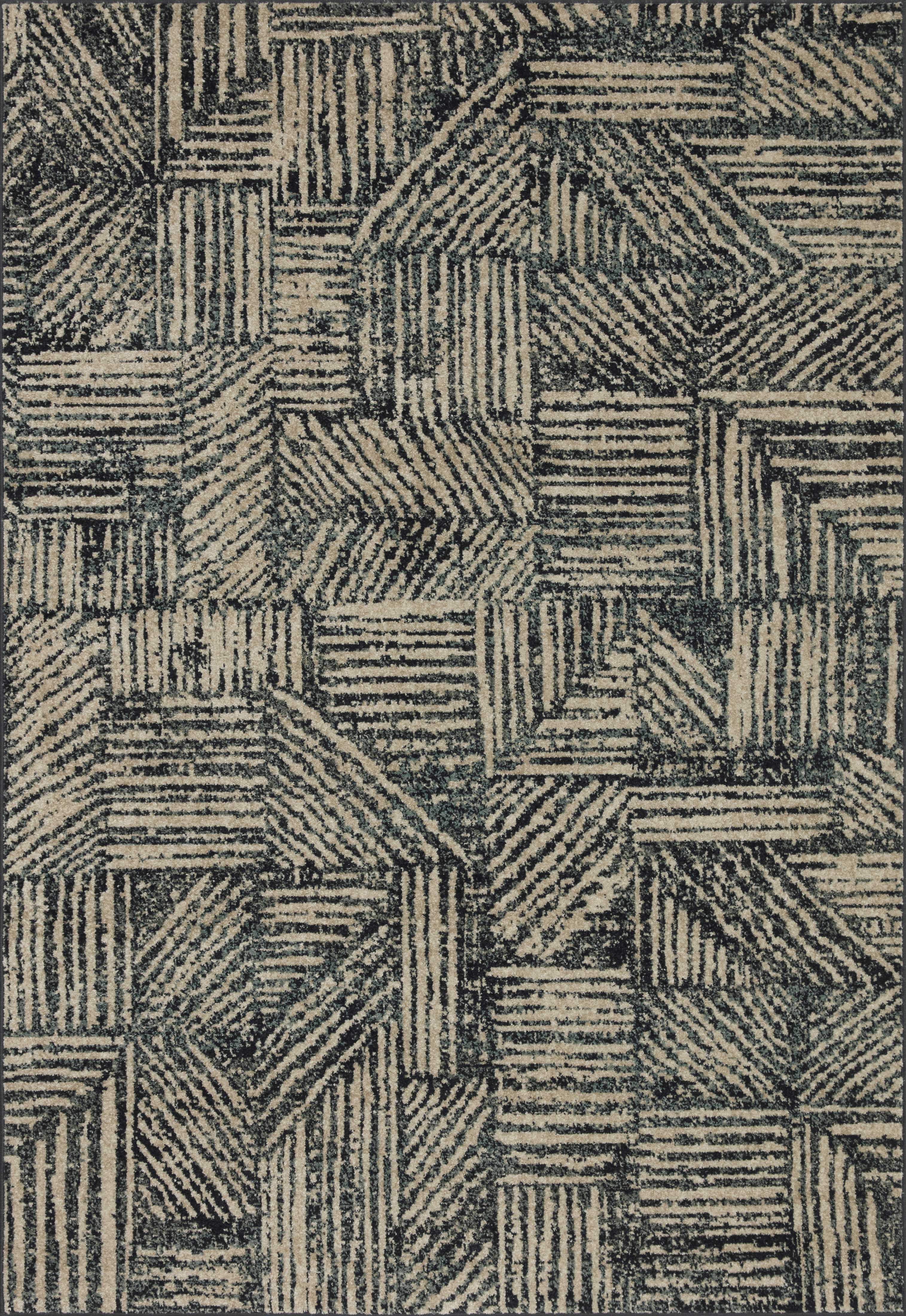 BOWERY BOW-01 MIDNIGHT / TAUPE 4'-0" x 6'-0" - Image 0