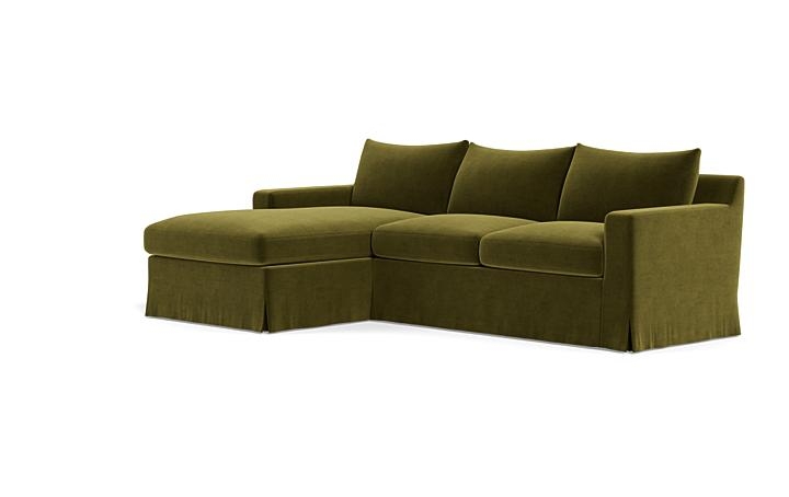 Sloan Slipcovered Left Chaise Sectional - Image 2