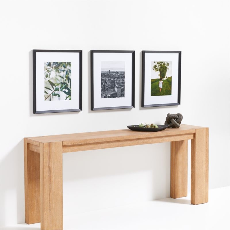 Icon Wood 3-Piece 11x14 Black Gallery Wall Frame Set - Image 1