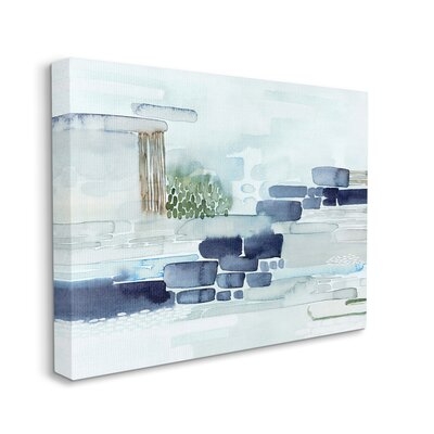 Modern Abstract Coastal Landscape Organic Blocks - Image 0