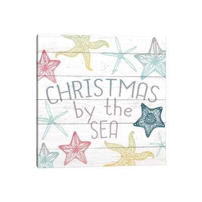 Christmas by the Sea by Kimberly Allen - Wrapped Canvas Textual Art Print - Image 0