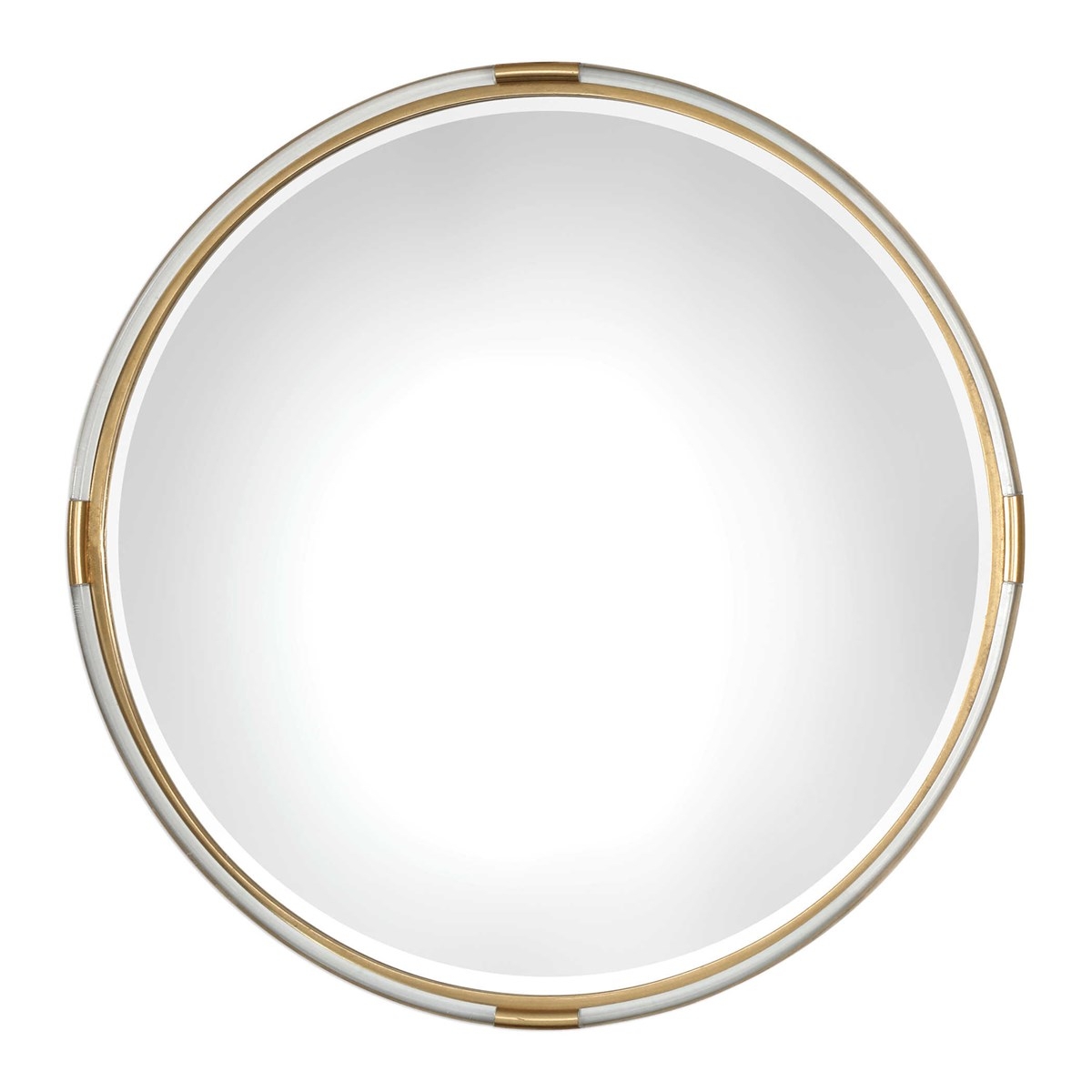 Mackai Round Mirror, Gold - Image 0