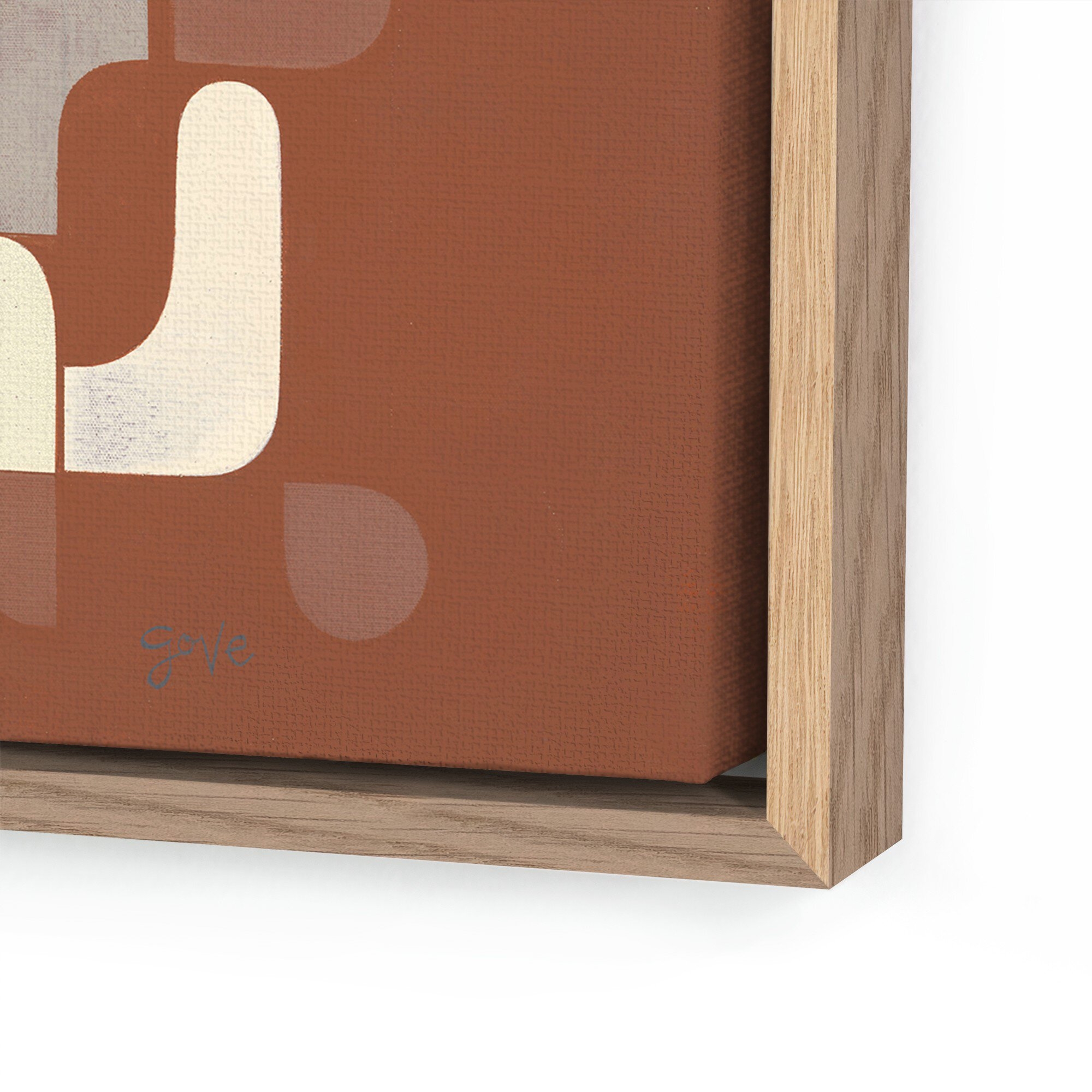 Devalaya by Greg Gove - Vertical Grain White Oak Floater - Image 1