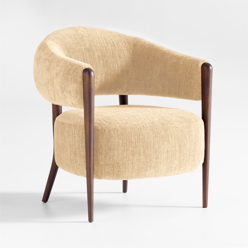 Santi Accent Chair with Ottoman - Image 6
