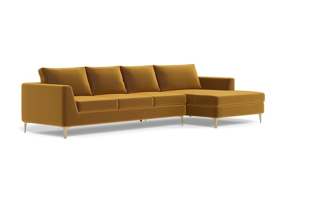 Asher 4-Seat Right Chaise Sectional - Image 1