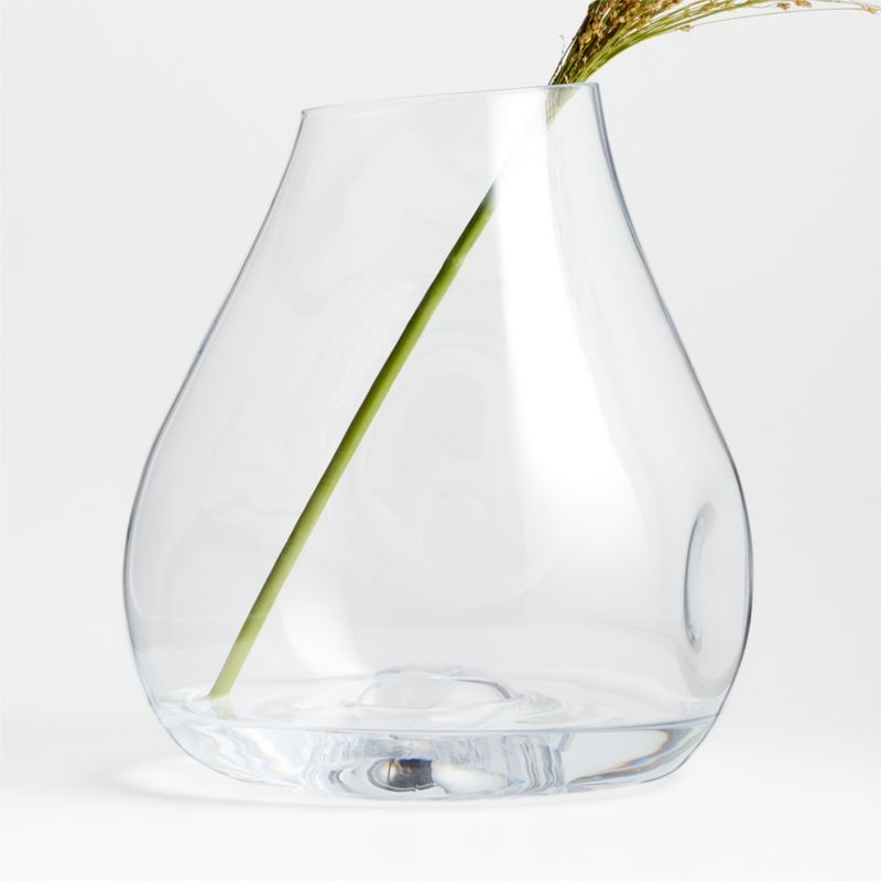 Regen Clear Blown Glass Vase 11" - Image 4