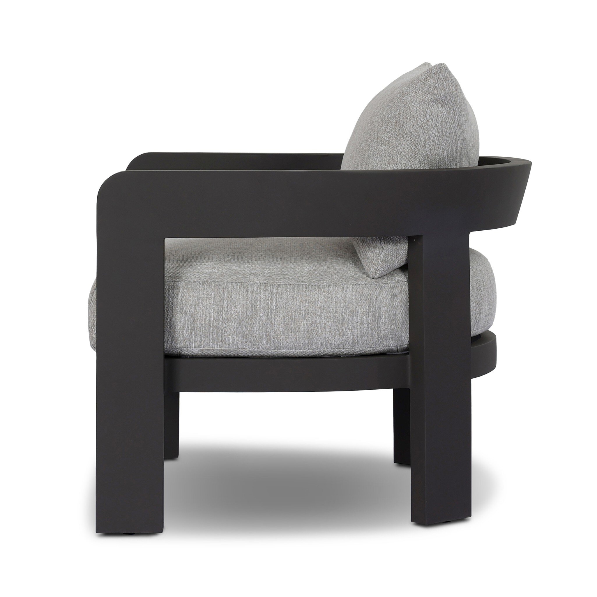 Jackson Outdoor Metal Chair - Concha Fog - Image 2