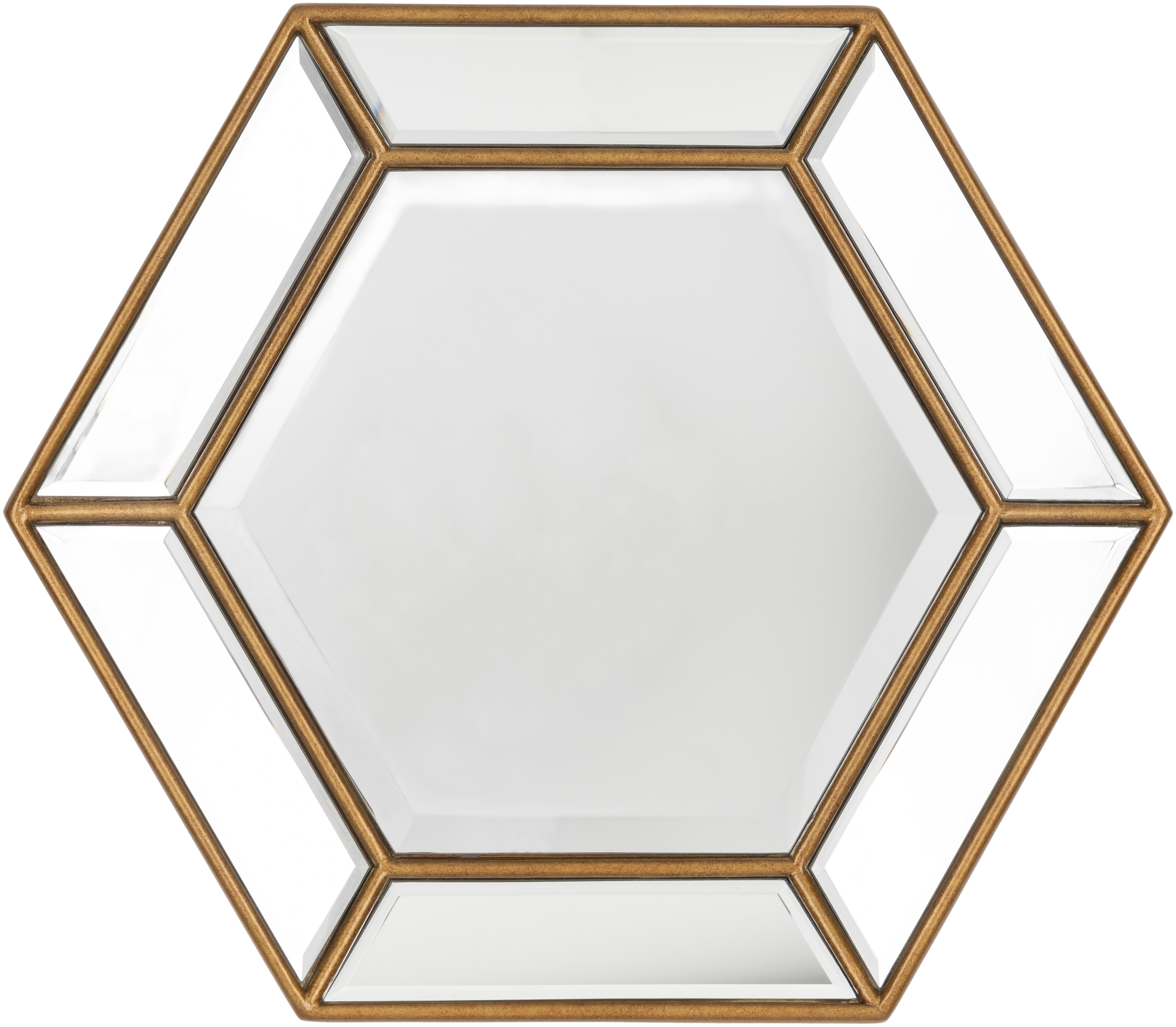 Beehive Mirror, 20"H x 20"W; x 0.8"D ;20"H x 20"W; x 0.8"D - Image 0