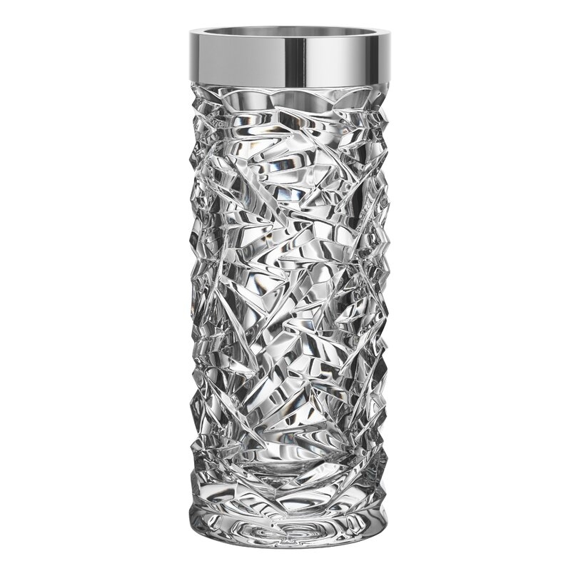 Orrefors Carat Clear 9.44"" Crystal Table Vase - Image 0