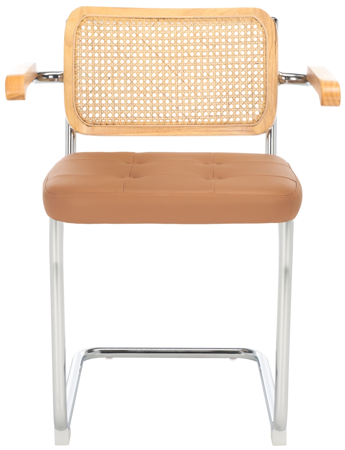 Coralia Dining Arm Chair - Cognac / Natural - Safavieh - Image 0