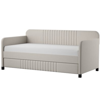 Aaru Upholstered Twin Daybed with Trundle - Image 0